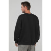 Світшот чоловічий оверсайз утеплений чорний RAY OVERSIZE U0304